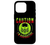 Caution I'm Radioactive Funny Cancer Warrior Chemo Radiation Custodia per iPhone 16 Pro