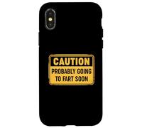 Caution Probably Going To Fart Soon Custodia per iPhone X/XS