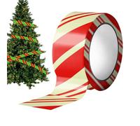 Caution tapeChristmas - 16.4ft Glowing Holiday Decoration, Adhesive Festive Warning tape| Bright Marking Tape, Fun Christmas Decorative Strip For School Campground Pathways Stair Garden Driveway Liv