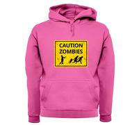 Caution Zombie Cartello Stradale - Adulti Felpa/Maglione - Halloween Divertente