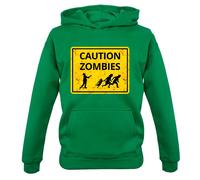 Caution Zombie Cartello Stradale - Bambini Felpa/Maglione - Halloween Divertente