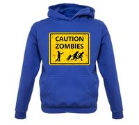 Caution Zombie Cartello Stradale - Bambini Felpa/Maglione - Halloween Divertente