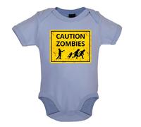 Caution Zombie Cartello Stradale - Bambino T-Shirt / Body - Halloween Divertente