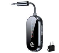 CAUTIOUS 5.4 Ricevitore Bluetooth Aux, 2 in 1 Adattatore Trasmettitore Ultimo Modello, Stabile Trasmettitore Bluetooth per Tv, Cuffie 3.5mm, Adattatore Bluetoot Auto per TV, Telefono Mobile