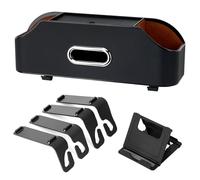 CAUTIOUS Organizer Sedile Auto, Portaoggetti per Seggiolino Auto per Car Rear Seat Poggiatesta Multifunzione Portaoggetti Auto per Bambini e adulti, Organizzare Carta Igienica e Bicchieri