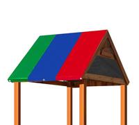 Cauve de Games, TARP de remplacement de l' giochi, Cauve de toit de terrain étanche - décoration de jeux de jeu en plein air, 132 x 226 cm / 51,97 x 88,98 pollici Play Tarp pour la Court Outdoor