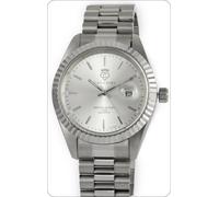 Cavadini Orologio da Uomo Leonardo CV-332J Data Acciaio Massiccio Argento