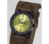 Cavadini Orologio Giapponese Meccanismo Automico Tag-Datum 2018, Cinturino Braun