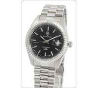 Cavadini Orologio Leonardo CV-330J Data Lente Acciaio Inox Stahl-Schwarz Classic
