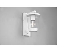 Cavado applique da esterno antracite con diffusore trasparente ip44 con sensore