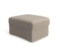 CAVADORE Jawa - Sgabello imbottito a forma di rene, ideale come poggiapiedi o seduta, adatto per il set Jawa, 84 x 43 x 70 cm, colore: Beige