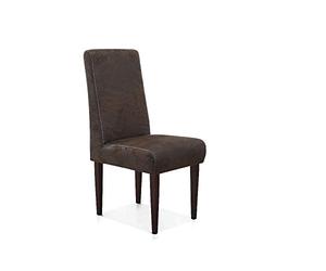 CAVADORE Sedia per sala da pranzo Malm/Sedia imbottita per cucina o sala da pranzo in similpelle/con cuciture a contrasto/adatto per set cucina Malm / 48 x 103 x 62 / Microfibra: marrone