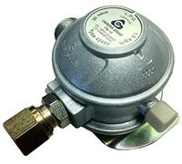 Cavagna Regolatore di Gas Fisso per roulotte e Camper, Angolo di 90°, Uscita 10 mm