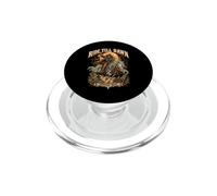 Cavalca fino all'alba: Cowboy Scheletro e Cavallo Fantasma PopSockets PopGrip per MagSafe