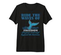 Cavalca Le Onde della libertà Maglietta Premium