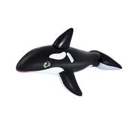 CAVALCABILE A FORMA DI ORCA GONFIABILE GRANDE 203X102CM 3+ANNI CON MANIGLIE 4100