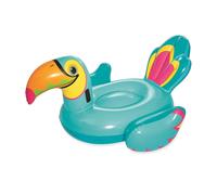 CAVALCABILE A FORMA DI TUCANO GONFIABILE GIGANTE 207 X 150 CM 41126 MARE PISCINA