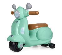 Chicco Vespa per Bambini Primavera, Moto Giocattolo Cavalcabile con Pannello Elettronico, Luci e Suoni, Ruote di Supporto Rimuovibili, Max 25 kg - Giochi per Bambini 1-3 Anni, Verde Acqua