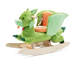 Cavalcabile Drago | Dondolo giocattolo bambini Peluche | Trudi | 33x48x72 | XXL | Rocking Animals | modello 29807