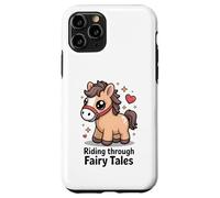 Cavalcando attraverso le fiabe carino Kawaii Pony Custodia per iPhone 11 Pro