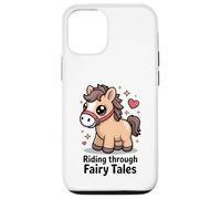 Cavalcando attraverso le fiabe carino Kawaii Pony Custodia per iPhone 12/12 Pro