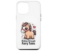 Cavalcando attraverso le fiabe carino Kawaii Pony Custodia per iPhone 12 Pro Max