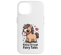 Cavalcando attraverso le fiabe carino Kawaii Pony Custodia per iPhone 14