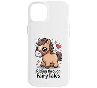 Cavalcando attraverso le fiabe carino Kawaii Pony Custodia per iPhone 14 Plus