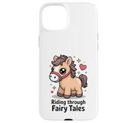 Cavalcando attraverso le fiabe carino Kawaii Pony Custodia per iPhone 15 Plus