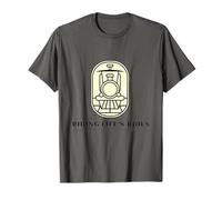 Cavalcando la Stazione ferroviaria di Life Rails Kinda Day Maglietta