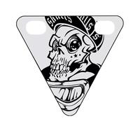 Cavalcando Piastra A Triangolo Riflettente, Segnale Di Avvertimento Per Ciclismo 6.3x6,7 Cm, Piastra Per Biciclette Riflettenti, Accessorio A Triangolo Di Sicurezza, Attrezzatura Da Strada Decorativa,