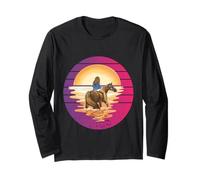 Cavalcare Un Cavallo Carino La Vita è Migliore con i Cavalli Maglia a Manica