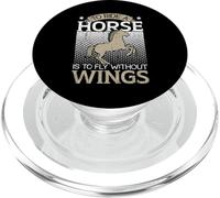 Cavalcare Un Cavallo è Volare Senza Ali Equitazione PopSockets PopGrip per MagSafe