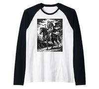 Cavalcata del Re Infernale Maglia con Maniche Raglan