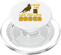 Cavalcata stile rodeo barrel racing cowgirl fan PopSockets PopGrip per MagSafe
