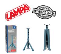 CAVALLETTO SOLLEVATORE CRIC PIEGHEVOLE OFFICINA TRE PIEDI 3.000 kg SOLLEVA AUTO