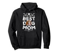 Cavalier Best Dog Mom Dogs Lovers Funny Mothers Day Felpa con Cappuccio