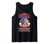 Cavalier Dog This America We Love Dogs 4th of July Canotta