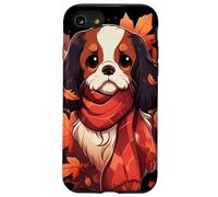 Cavalier King Charles Cane Autunno Foglie Ringraziamento Custodia per iPhone SE (2020) / 7/8