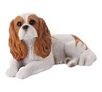 Cavalier King Charles Scultura Sandicast Dimensione Originale 5 Inch Marrone