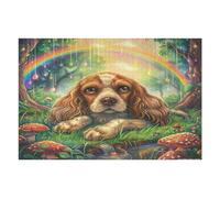 Cavalier King Charles Spaniel (5) Puzzle 1000 Pezzi Collezione Esclusiva Collezionisti Cocker Rainbow Rompicapo Raro Alta Qualità Materiali Edizione Numerata Regalo Speciale 1000 PCS