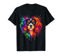 Cavalier King Charles Spaniel | Arcobaleno Pop Art Maglietta