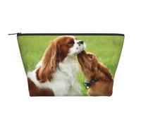 Cavalier King Charles Spaniel, Borsa da toilette Borsa per trucco Borsa per cosmetici Borsa da toilette da viaggio portatile