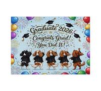 Cavalier King Charles Spaniel Congrats Puzzle per adulti 500 pezzi, puzzle stampati in legno per feste di cuccioli, decorazione per la casa e l'intrattenimento