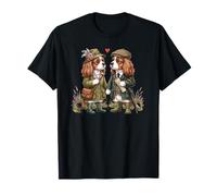 Cavalier King Charles-Spaniel - Coppia di Cani vaga in Inghilterra Maglietta