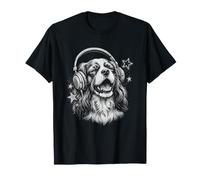 Cavalier King Charles Spaniel - Cuffie cantanti Y2K Maglietta