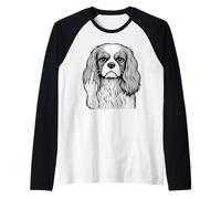 Cavalier King Charles Spaniel Dito Medio Cane Sarcastico Maglia con Maniche Raglan
