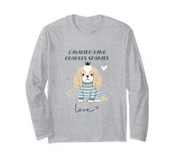 Cavalier King Charles Spaniel Dog Love Cuppy Corona Maglia a Manica