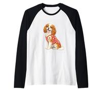 Cavalier King Charles Spaniel Mamma Cavalier Mamma Vita Cani Maglia con Maniche Raglan