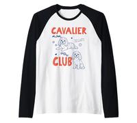 Cavalier King Charles Spaniel Mom Club Dog Owner Mothers Day Maglia con Maniche Raglan